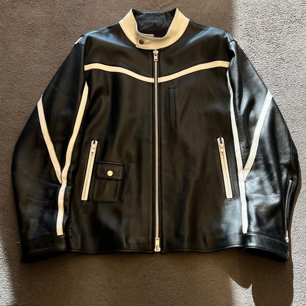 도프제이슨 믹스레더 레이싱 자켓 처분 