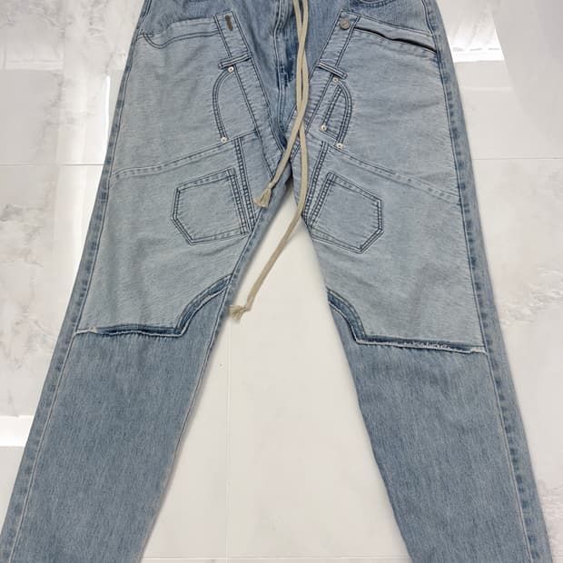 어텐션로우 데님팬츠