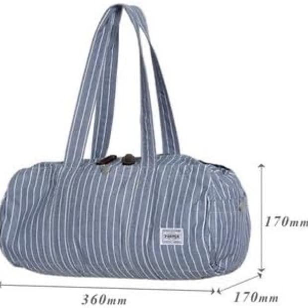 PORTER 요시다 포터 70주년 스트라이프 더플백 보스턴백 스몰