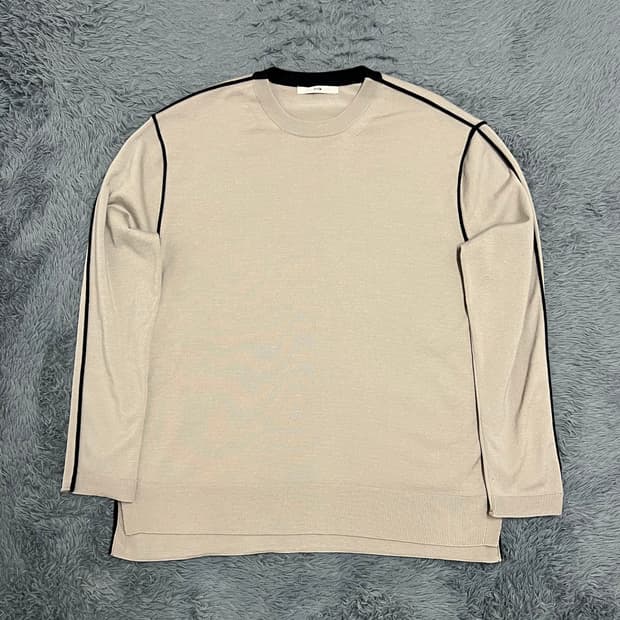 (정품) 시스템옴므 다크베이지 니트 100