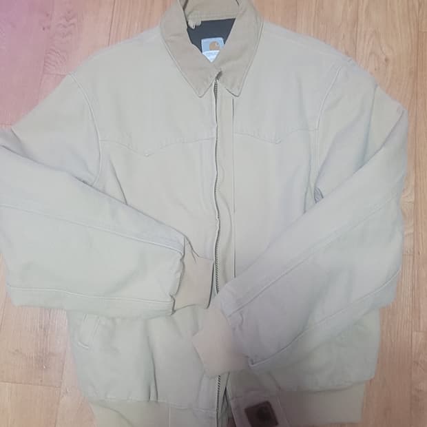 [빈티지] 칼하트 산타페 구형 J14 메이딘 usa wet 연브라운 m