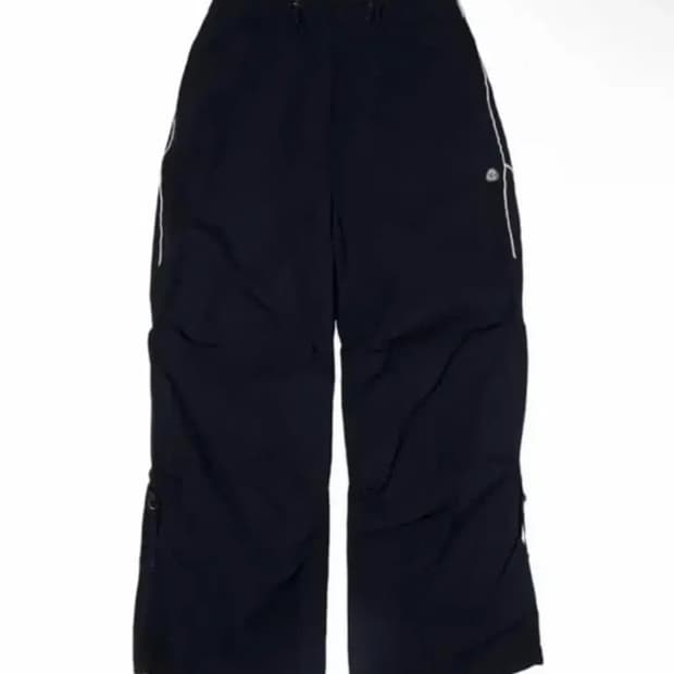 Suu coyseio 스트랩 라인 팬츠 네이비