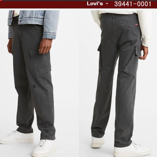 [새상품] 리바이스 XX 카고테이퍼드 Pilot Black (31x30)