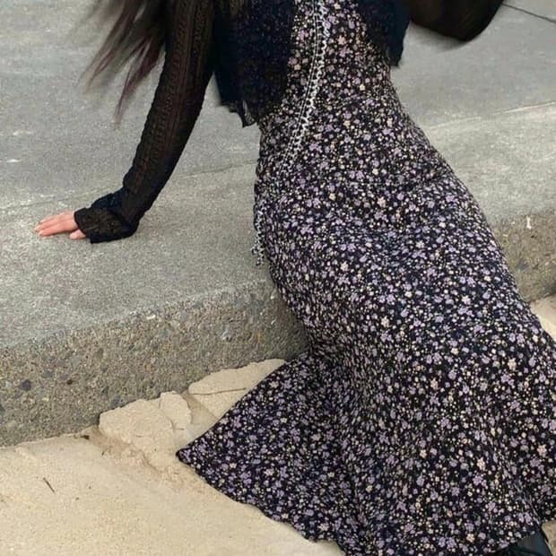 루루서울 Flower Spark Dress 사이즈L