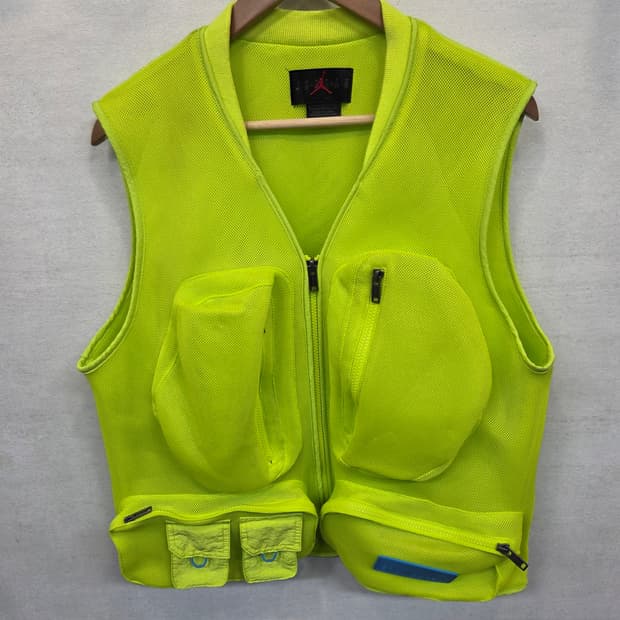 조던 엔지니어드 메쉬 우븐 조끼 L