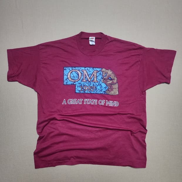 1997 USA “OM” Graphic 싱글스티치 티셔츠19