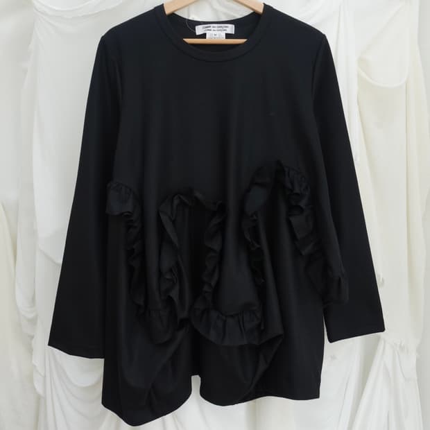 COMME des GARÇON ruffle long sleeve