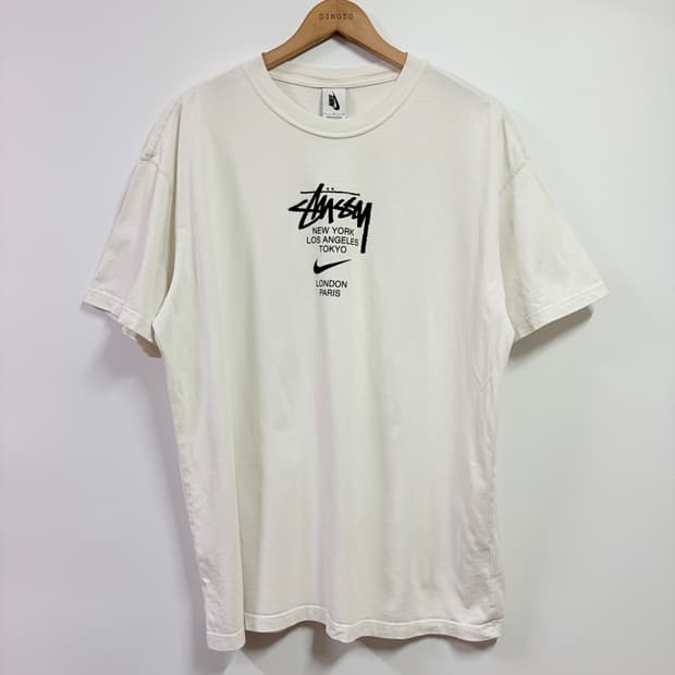 [L] 나이키 x 스투시 월드투어 반팔 티셔츠 US/EU