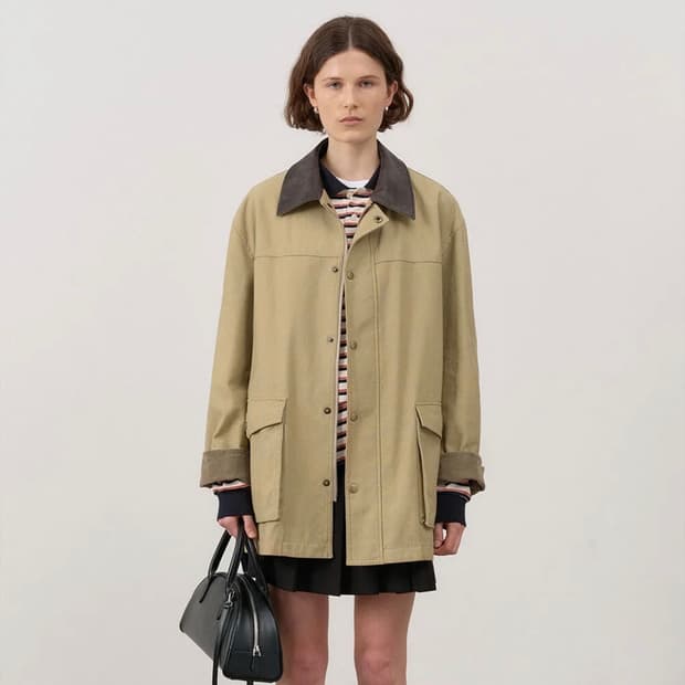 던스트 빈티지 워크 하프 자켓