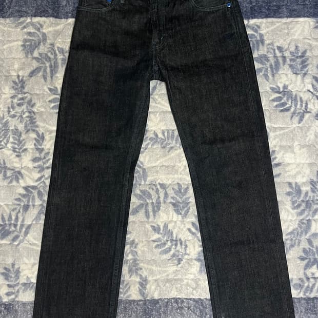 스투시x리바이스 콜라보 셀비지 데님 30/30 501 