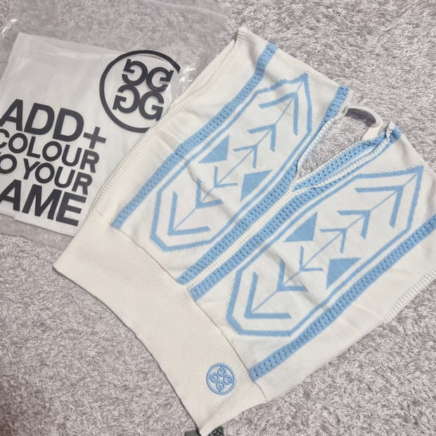 (새상품)지포어골프니트베스트 지포어골프조끼