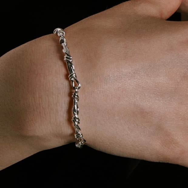 콜드프레임 GORDIAN KNOT CHAIN BRACELET 195mm