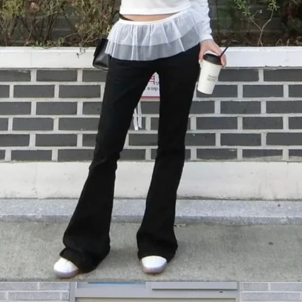 레이어드 스커트