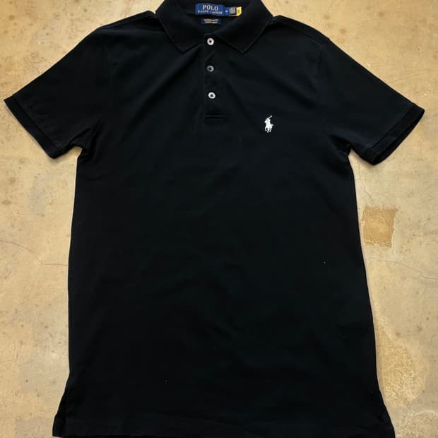 🫶🏻폴로랄프로렌 Custom Slim Fit Black 카라 반팔티