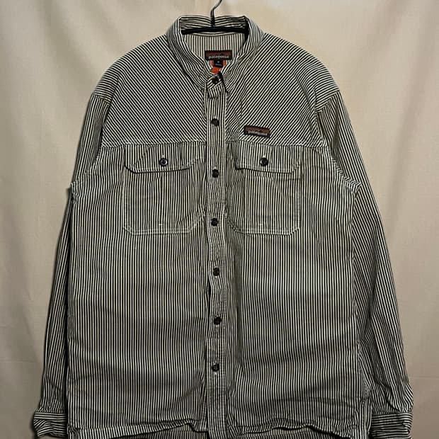 파타고니아 90s 스트라이프  워크 셔츠 처분 