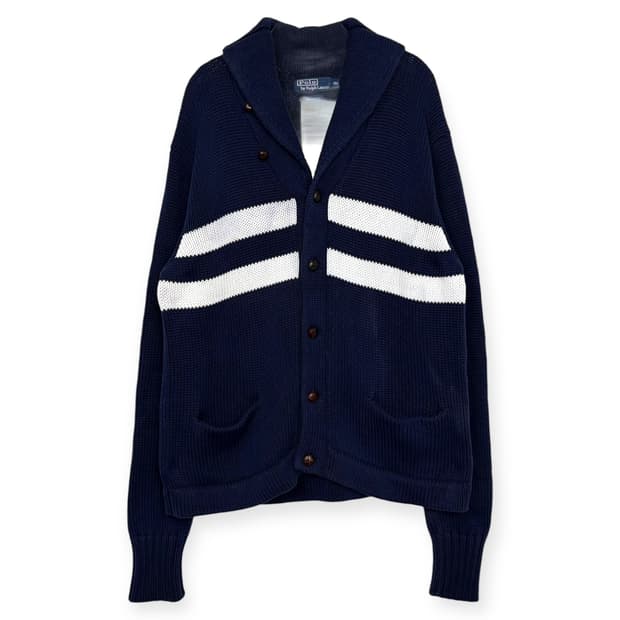 폴로 랄프로렌 숄카라 니트 가디건