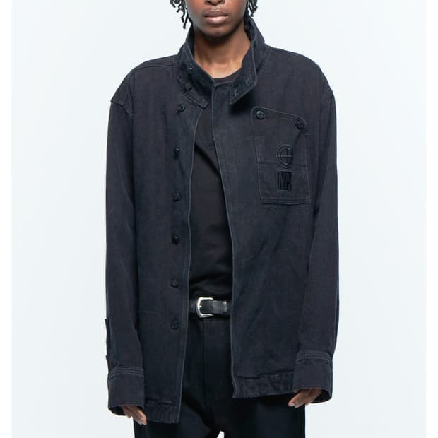 PLASTICPRODUCT) TRAPEZOID JACKET 블랙