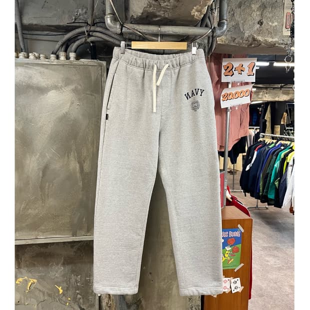 에스피오나지 밴딩 스웻 팬츠 그레이 XL #csz3271