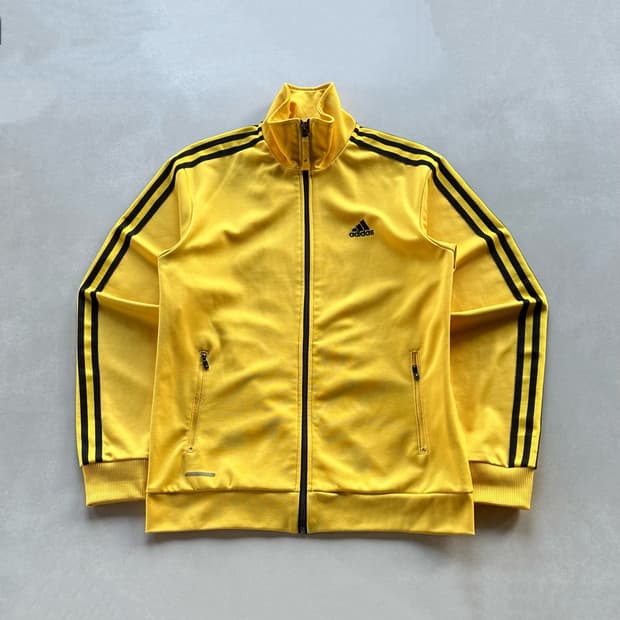 [L]아디다스 클래식 옐로우 트랙탑 져지