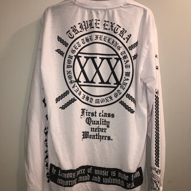 빈티지 Xxx 긴팔티 y2k 갸루 일본빈티지 295 