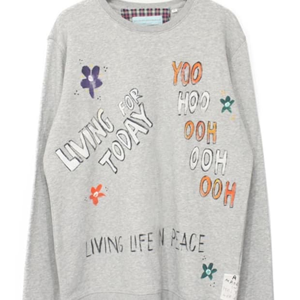 알레산드로 게라르데스키 핸드 프린팅 스윗셔츠