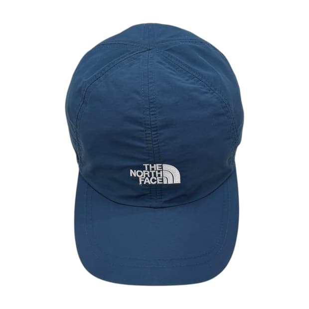 노스페이스 에코 로고 나일론 캡 모자 블루 L