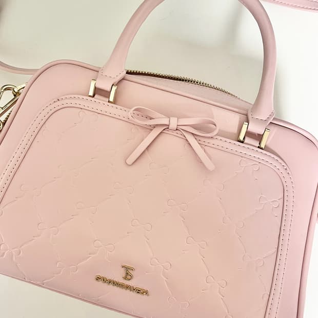 사만사베가 사만다베가 스탬핑 리본 핸드백 걸리 스나 양산형 지뢰계