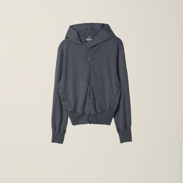 EE 누마레 커브드 후드집업 차콜 M