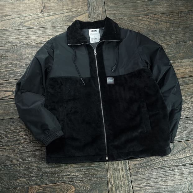 [이베이] 플리스 쉐르파 후리스 자켓 블랙 M18687