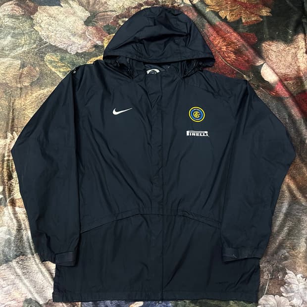 나이키 빈티지 블록코어 인터밀란 블랙후드바람막이 105