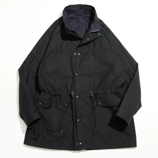 (착샷) 캡틴선샤인 코튼 필드 자켓 24fw 블랙