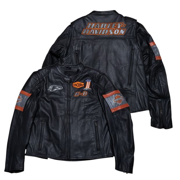 (m) 할리데이비슨 가죽자켓