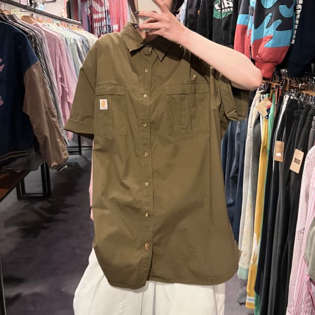 [IM] Carhartt 칼하트 반팔 셔츠 카키