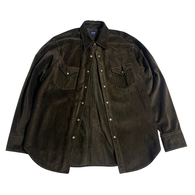 [XL] 90s GAP Western Suede Jacket