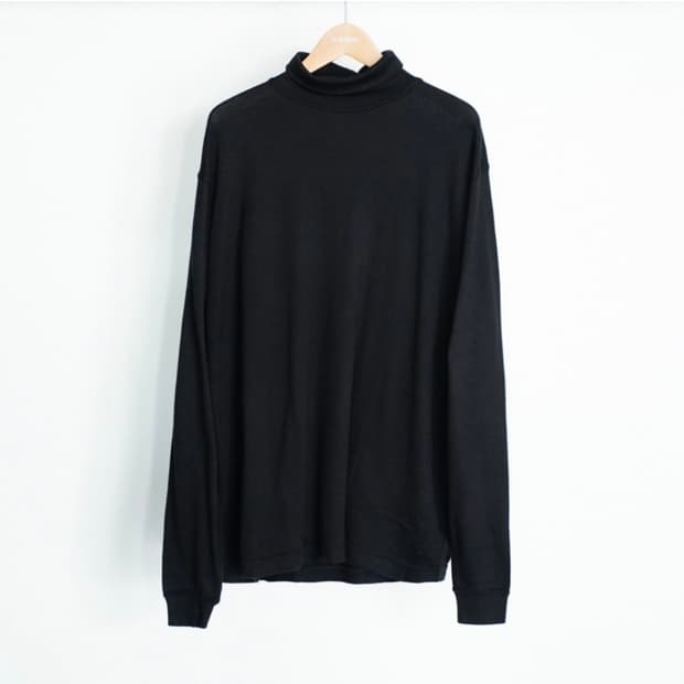 [3] herill COTTONCASHMERE TURTLENECK (BL
