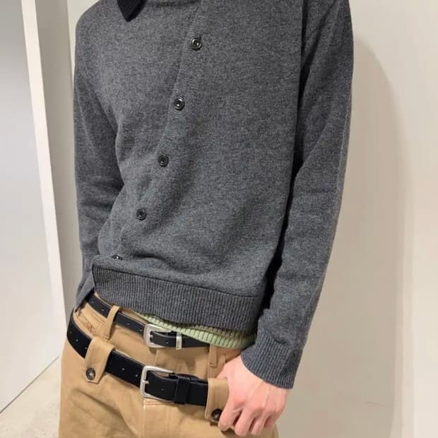 새상품 앤더슨벨 가디건 LAYERED COLLAR CARDIGAN atb