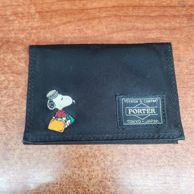 요시다포터 스누피 카드지갑