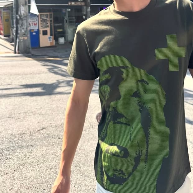 더스파이시감자크럽 MEDTRIX tee (khaki) 2사이즈