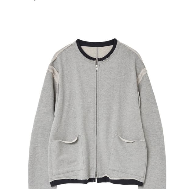 [4] 해칭룸 링거 가디건 그레이