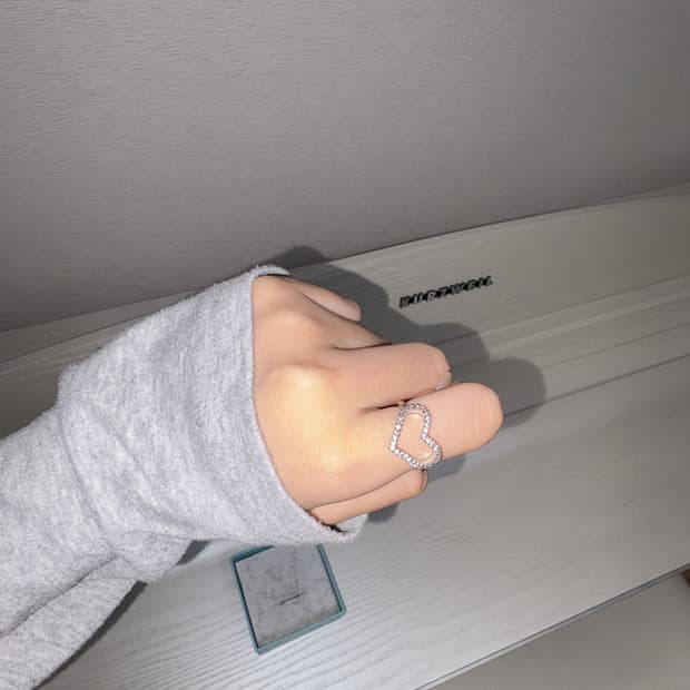 단종품 다이아큐빅 링