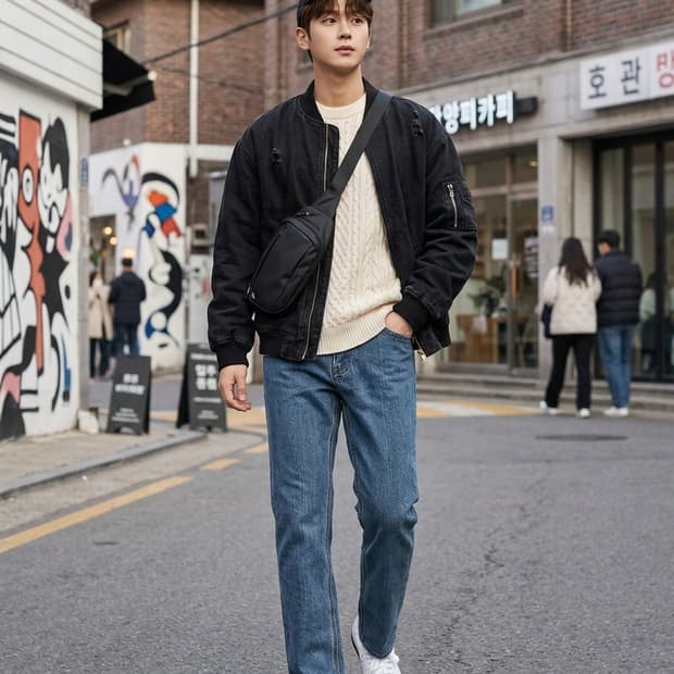 Lee 빈티지 스트레이트 데님 팬츠 청바지