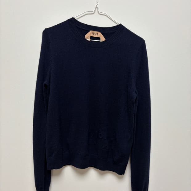 N21 넘버21 네이비 니트