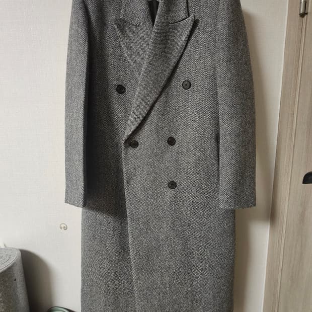 프랜틱서비스 25FW 오버사이즈 더블 울 코트(S)