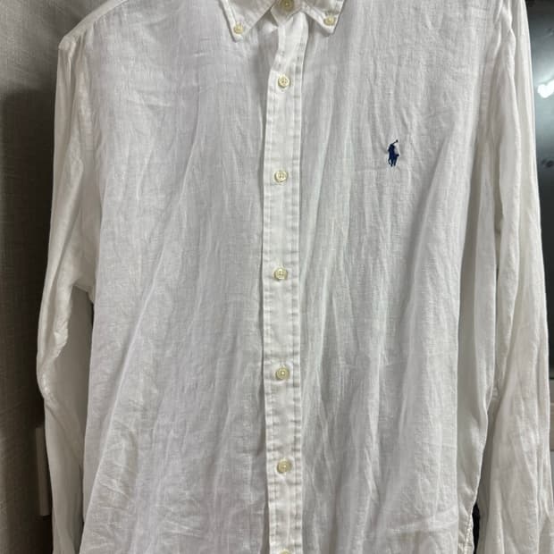 폴로랄프로렌 클래식핏 솔리드 린넨셔츠 L