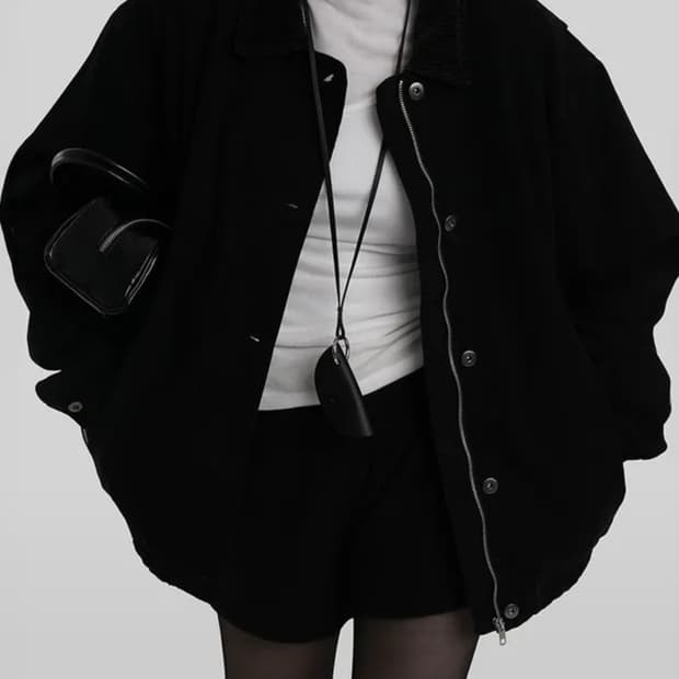 어텀 파크덤블점퍼 블랙