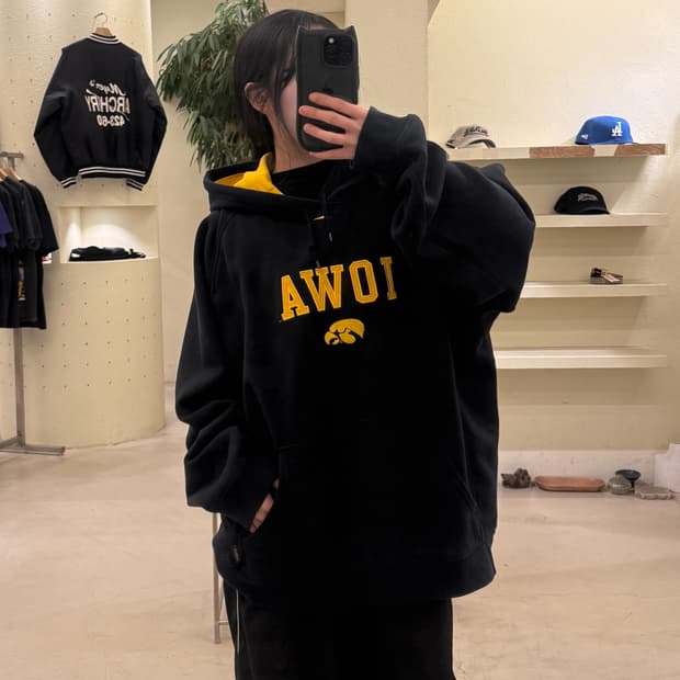 나이키 아이오와 레터링 후드티 U185