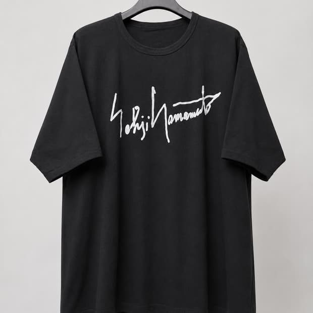 Yohji yamamoto Ground Y logo tee