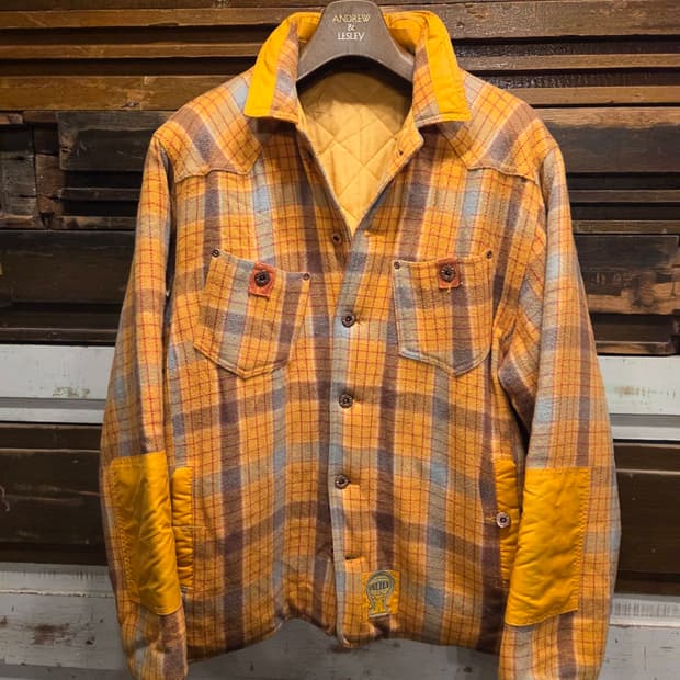 오일릴리 멀티체크 자켓