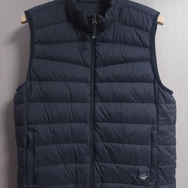 팬텀 거위털 경량패딩 조끼, XL