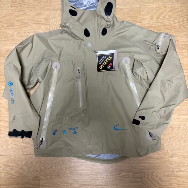 나이키 x 오프화이트 nrg 고어텍스 바람막이 xl 새상품